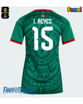 Mexic Israel Reyes #15 Echipament de Fotbal Replică Mondial 2026 Femei Acasa